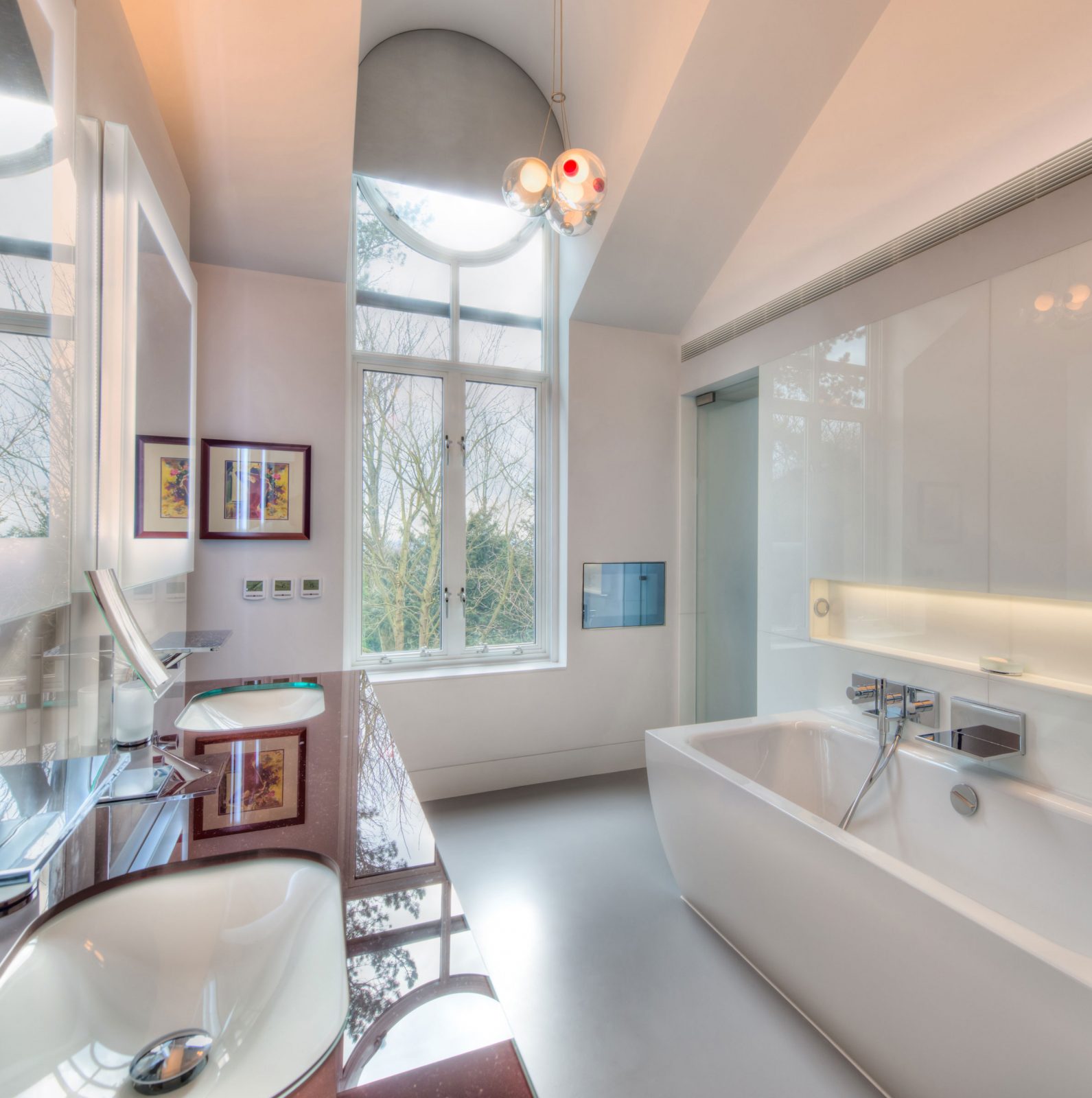 Bathroom Lighting Solution White Interior Design Consultants Studio N