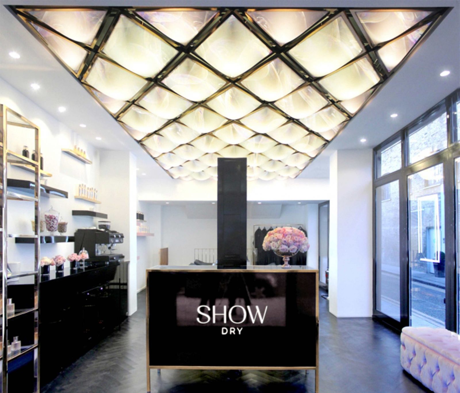 Lighting Scheme Feature Ceiling Hair Salon Retail Design Consultants Studio N