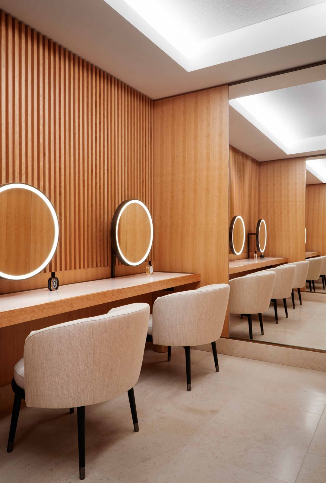 Architectural Lighting Coffer Detail Luxury Spa Beauty Room Studio N