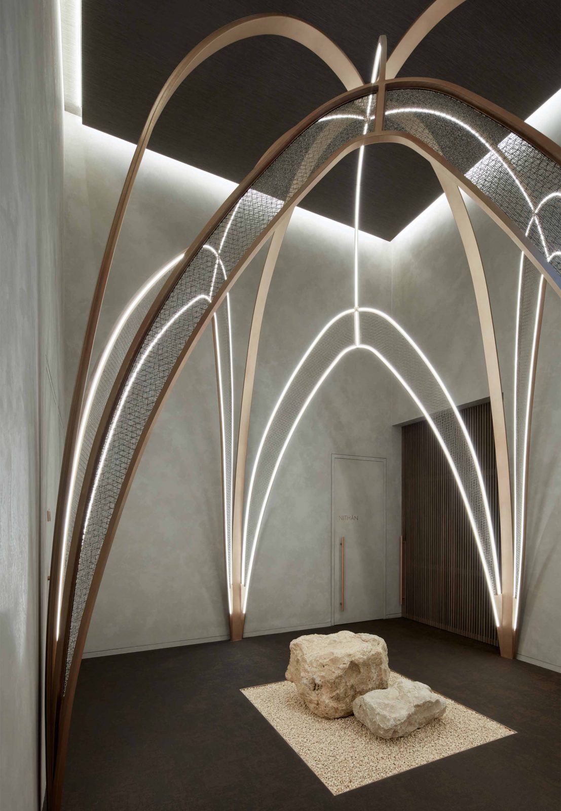 Lighting Design Illuminated Feature Arches SensAsia Stories Luxury Spa Dubai Consultants Studio N