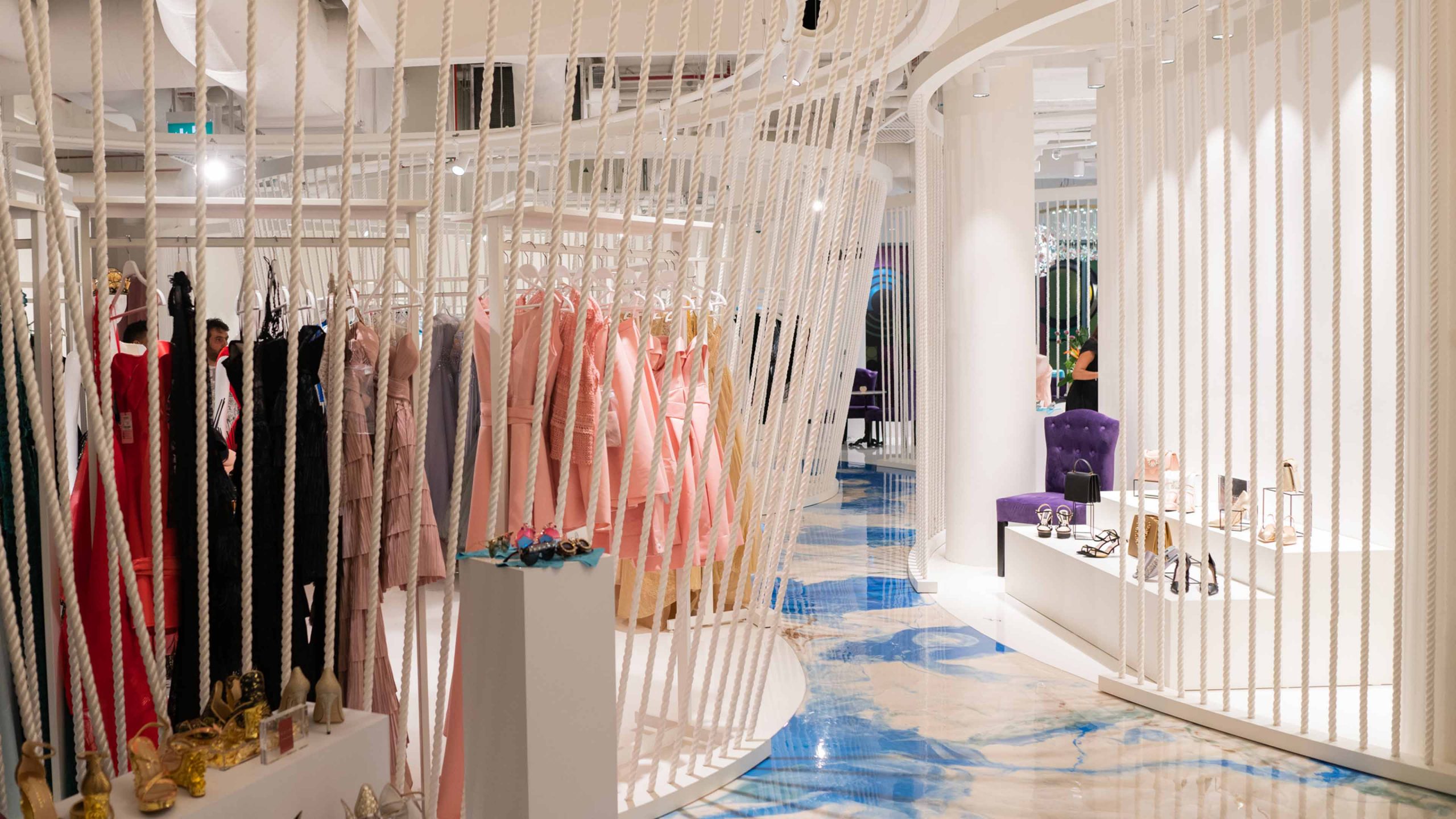 Retail Lighting Flexible Design High End Couture Fashion Dubai UAE Studio N