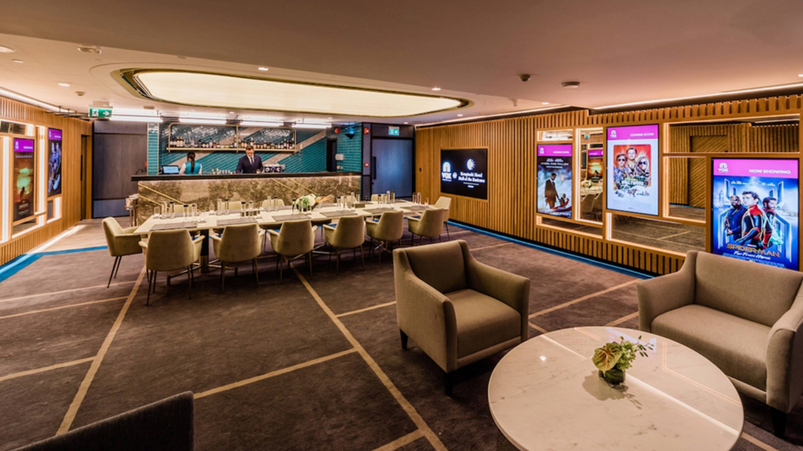 Lighting Design VOX Cinemas Kempinski Hotel Dubai Luxury Dining Bar Lounge Consultants Studio N