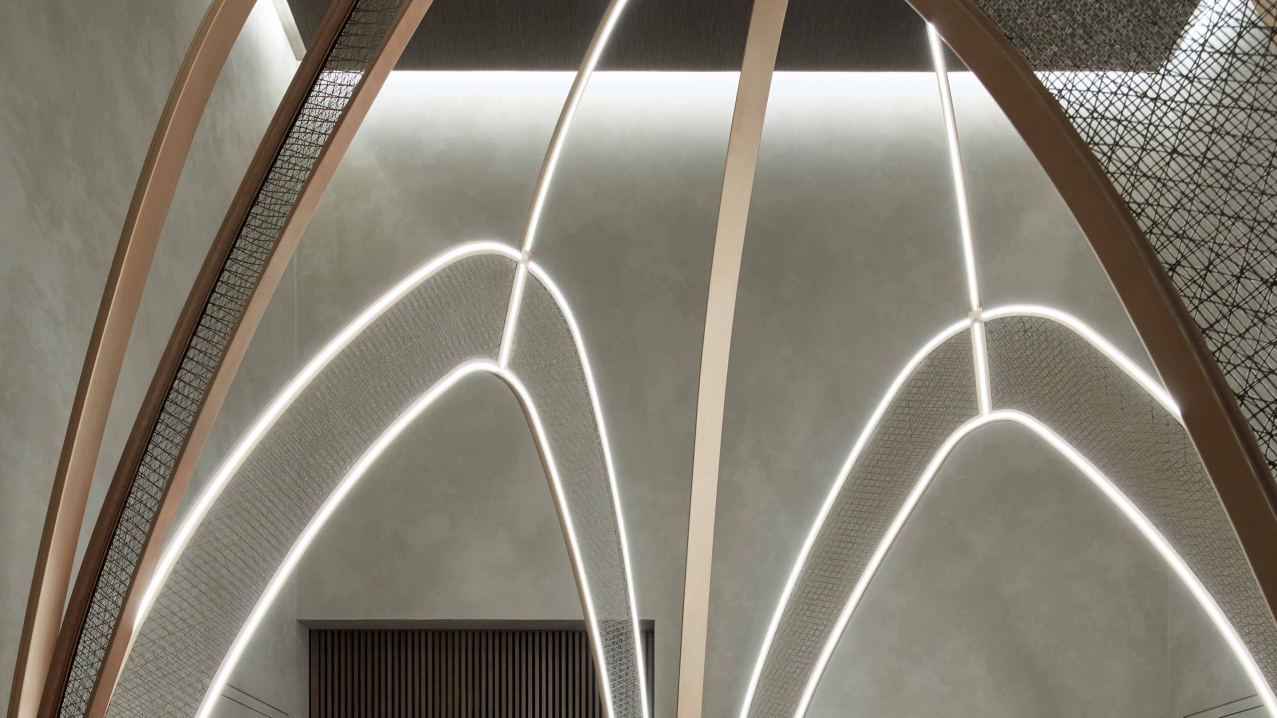 Lighting Design Illuminated Feature Arches SensAsia Stories Luxury Spa Dubai Consultants Studio N
