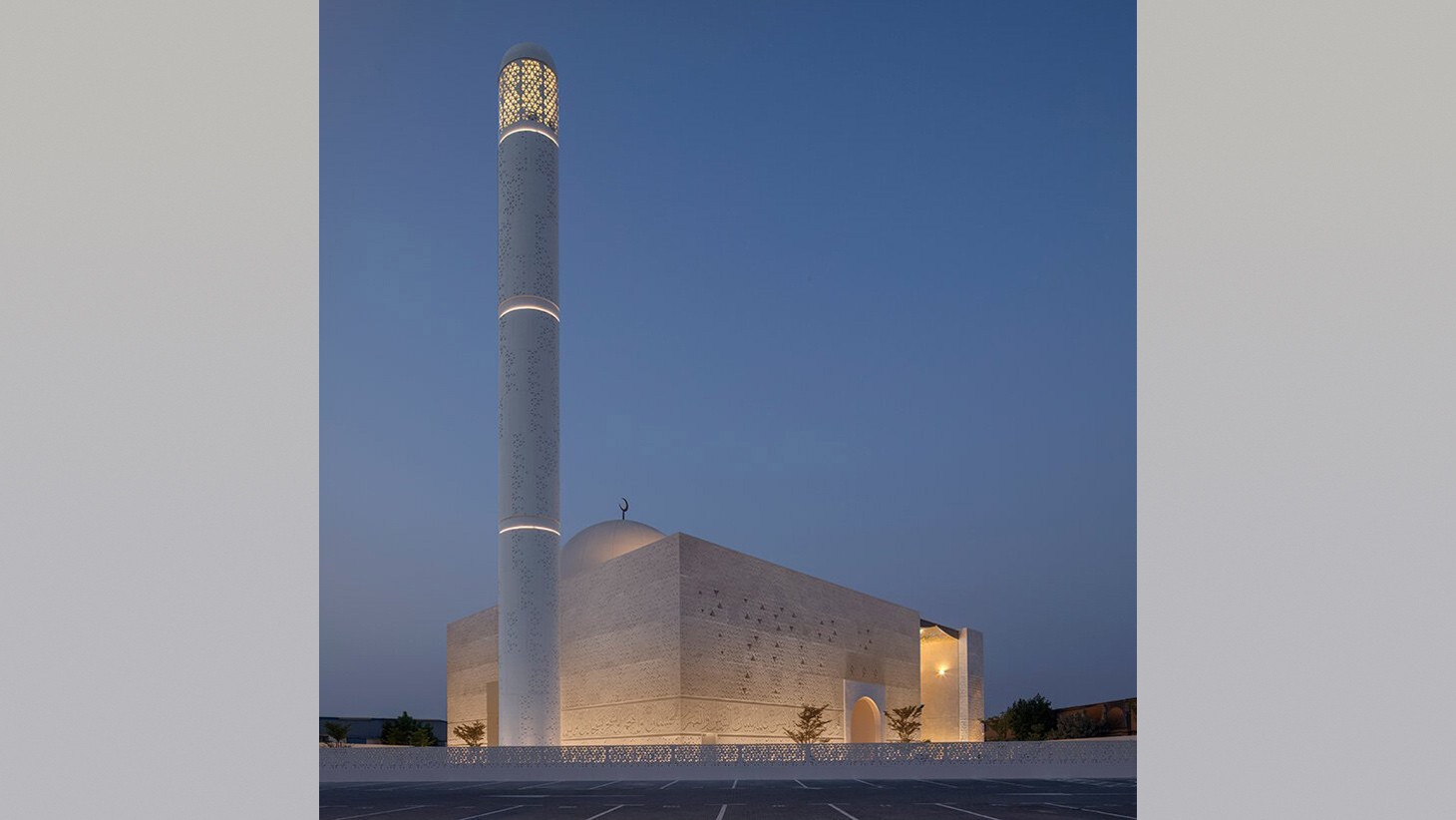 Architectural Lighting Design Contemporary Gargash Mosque Exterior Dubai Consultants Studio N