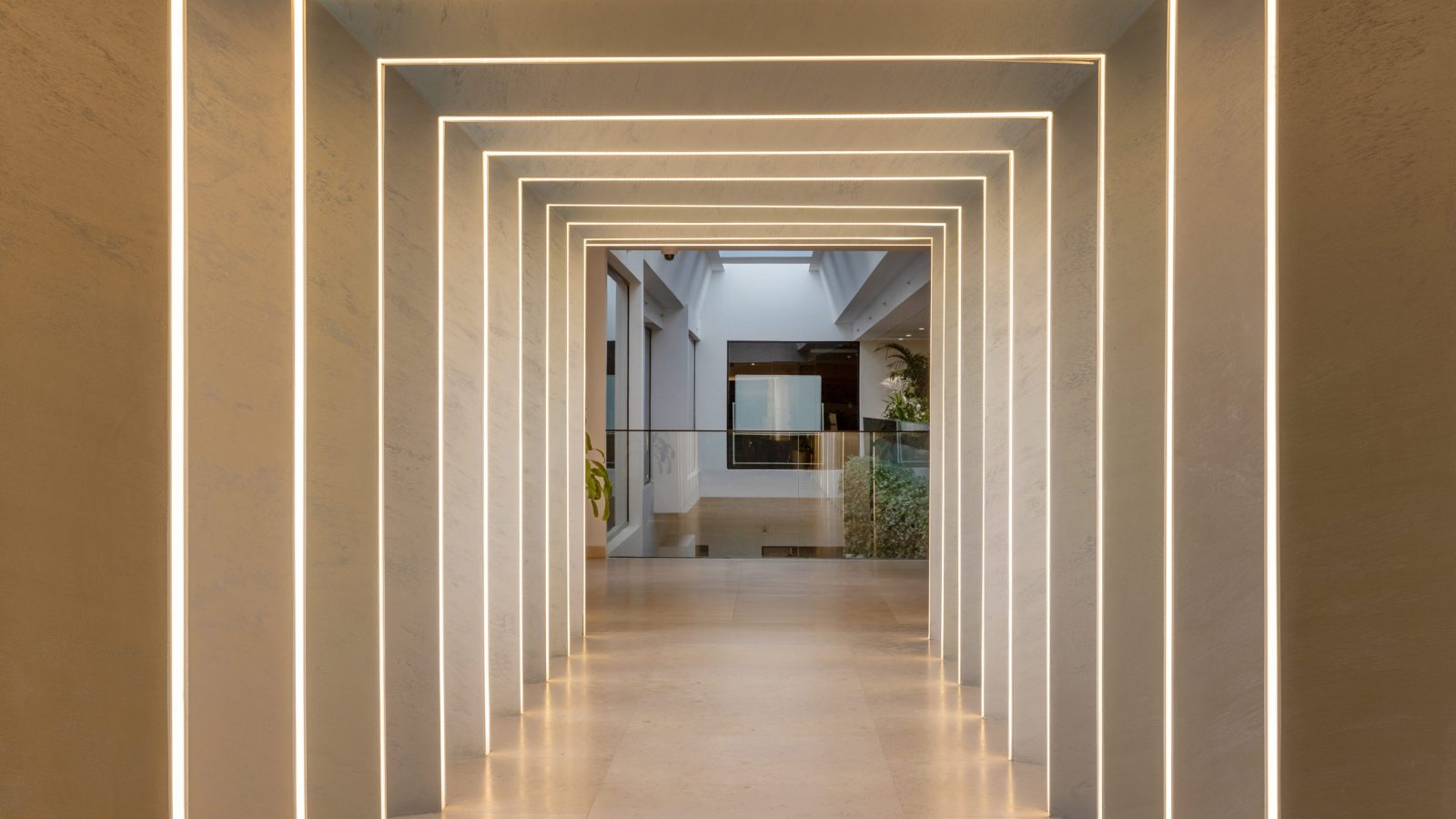 Architectural Lighting Scheme Ministry of Tourism Saudi Arabia Integrated Corridor Light Dubai Consultants Studio N
