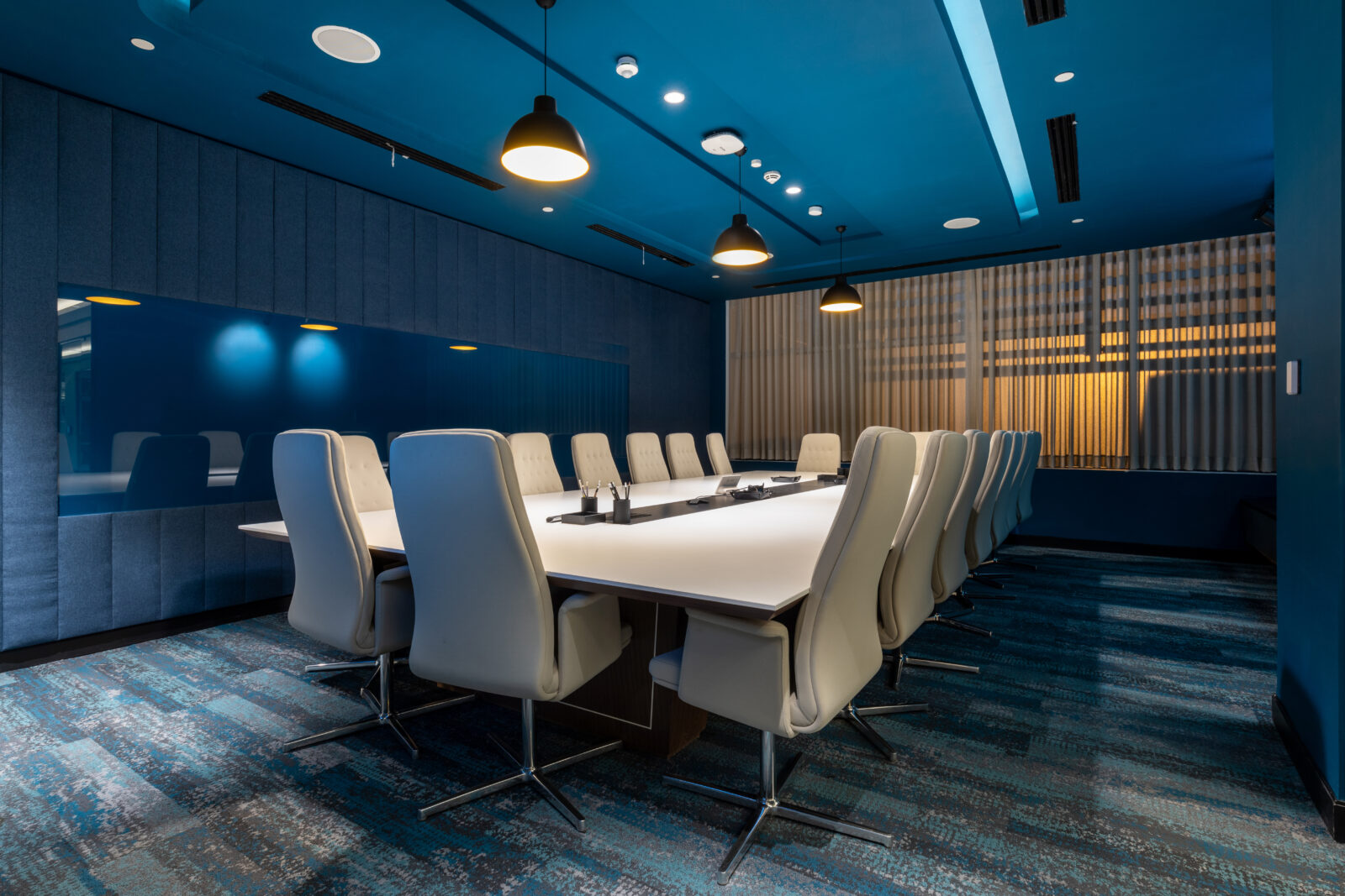 Architectural Lighting SchemeMinistry of Tourism Integrated Linear Light Conference Rooms Dubai Consultants Studio N