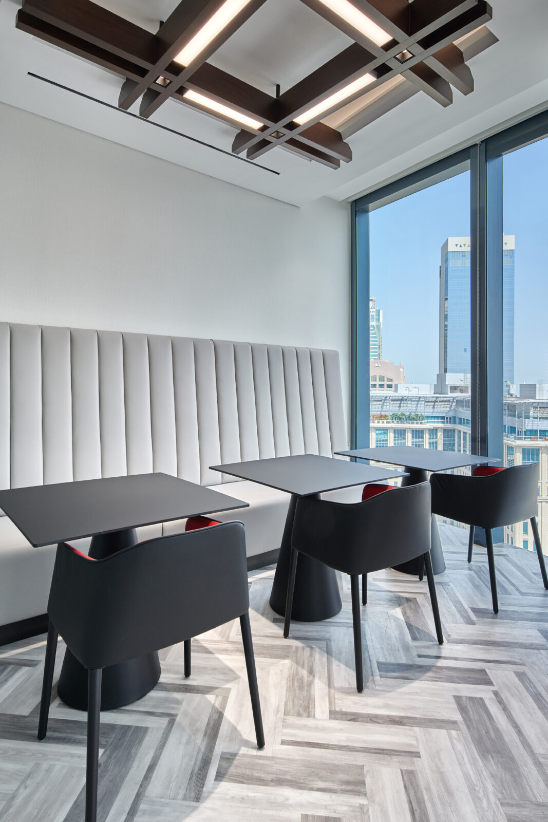 Architectural Lighting Scheme Norton Rose Fulbright Commercial Office Cafe Space Dubai Consultants Studio N
